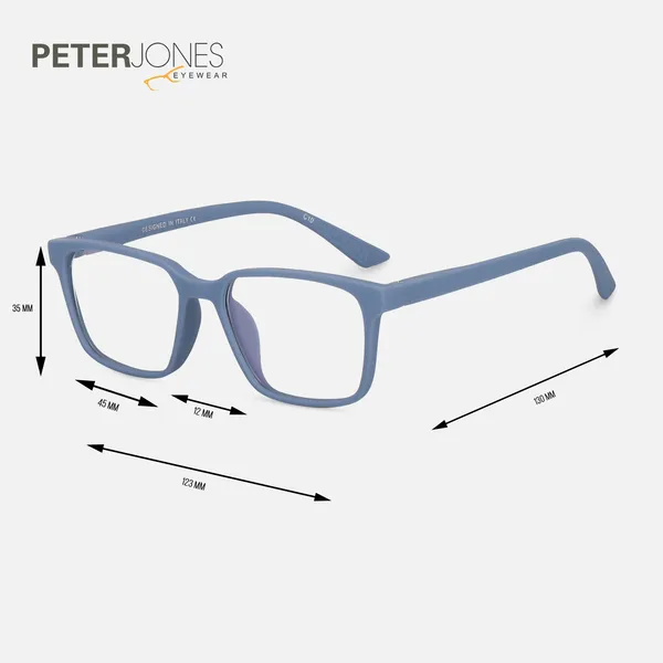 Peter_Jones_I_Blue_Color_I_Hip_Hop_Kids_Collection_I_Matte_Finished_I_Computer/Gaming_Glasses_I_For_Boys_and_Girls_I_Age_Group_6-12_(1001MBL)