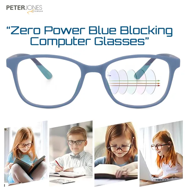 Peter_Jones_I_Blue_Color_I_Hip_Hop_Kids_Collection_I_Matte_Finished_I_Computer/Gaming_Glasses_I_For_Boys_and_Girls_I_Age_Group_6-12_(1003MBL)