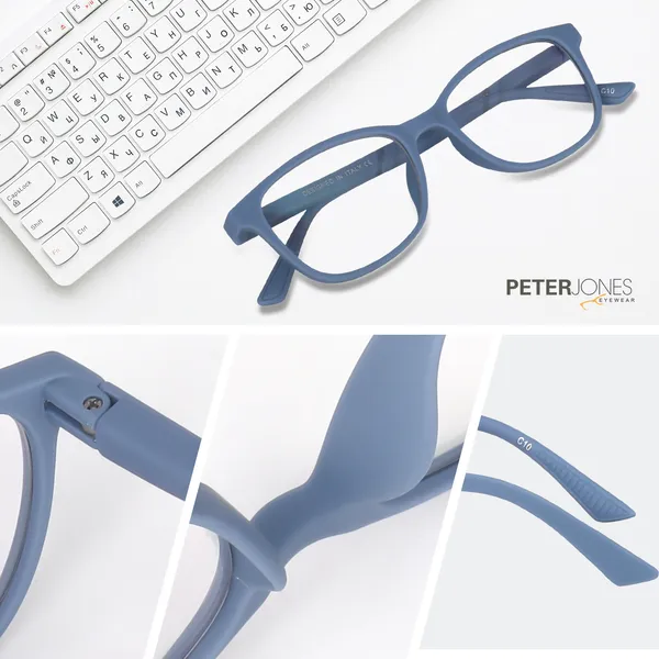 Peter_Jones_I_Blue_Color_I_Hip_Hop_Kids_Collection_I_Matte_Finished_I_Computer/Gaming_Glasses_I_For_Boys_and_Girls_I_Age_Group_6-12_(1003MBL)