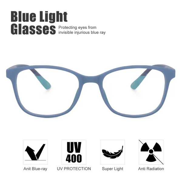 Peter_Jones_I_Blue_Color_I_Hip_Hop_Kids_Collection_I_Matte_Finished_I_Computer/Gaming_Glasses_I_For_Boys_and_Girls_I_Age_Group_6-12_(1003MBL)