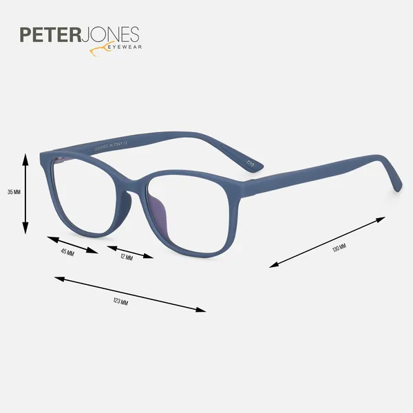Peter_Jones_I_Blue_Color_I_Hip_Hop_Kids_Collection_I_Matte_Finished_I_Computer/Gaming_Glasses_I_For_Boys_and_Girls_I_Age_Group_6-12_(1003MBL)