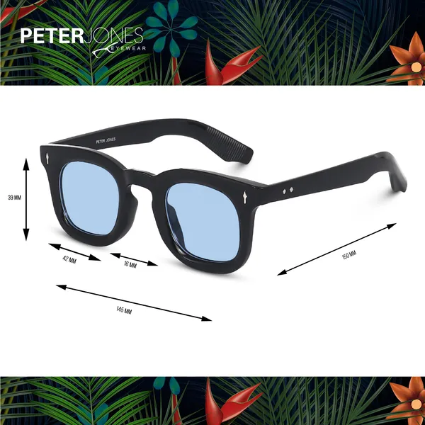Peter_Jones_I_Blue_Lenses_I_Full_Rim_Square_I_UV/UB_Protection_I_Premium_Quality_I_Sunglasses_for_Men_&_Women_3819TB
