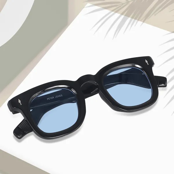 Peter_Jones_I_Blue_Lenses_I_Full_Rim_Square_I_UV/UB_Protection_I_Premium_Quality_I_Sunglasses_for_Men_&_Women_3819TB