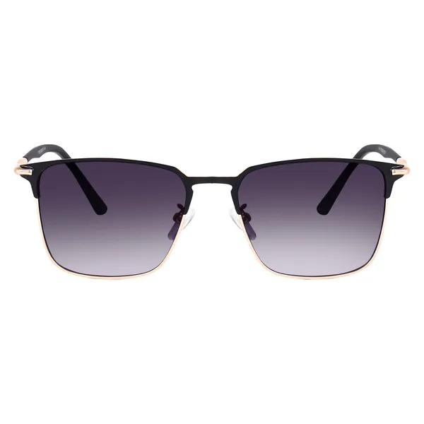 Peter_Jones_I_Clubmasters_I_Black_Gold_Color_I_Full_Rim_Square_I_UV/UB_Protection_I_Sunglasses_for_Men_&_Women_T7029BG