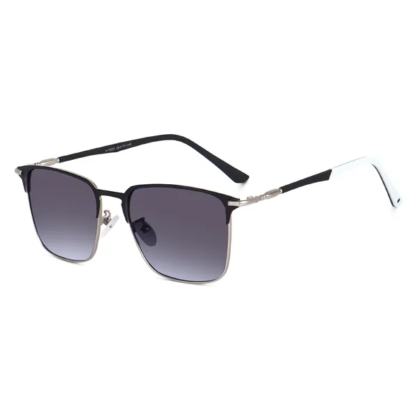 Peter_Jones_I_Clubmasters_I_Black_Silver_Color_I_Full_Rim_Square_I_UV/UB_Protection_I_Sunglasses_for_Men_&_Women_T7029BS