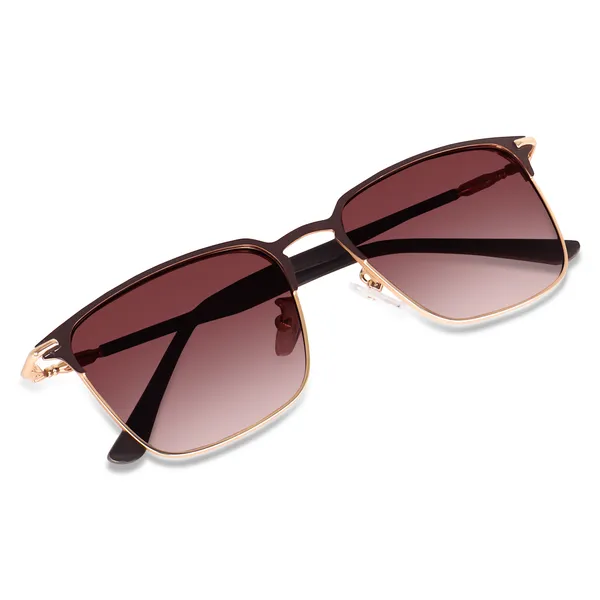 Peter_Jones_I_Clubmasters_I_Brown_Color_I_Full_Rim_Square_I_UV/UB_Protection_I_Sunglasses_for_Men_&_Women_T7029BW