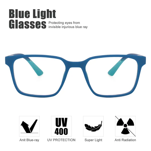 Peter_Jones_I_Dark_Blue_Color_I_Hip_Hop_Kids_Collection_I_Matte_Finished_I_Computer/Gaming_Glasses_I_For_Boys_and_Girls_I_Boys_and_Girls_I_Age_Group_6-12_(1001DBL)
