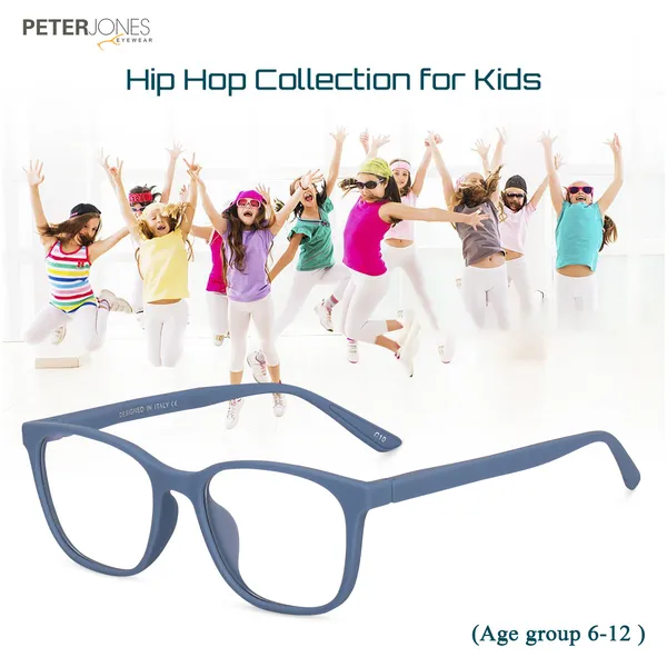 Peter_Jones_I_Dark_Blue_Color_I_Hip_Hop_Kids_Collection_I_Matte_Finished_I_Computer/Gaming_Glasses_I_For_Boys_and_Girls_I_Boys_and_Girls_I_Age_Group_6-12_(1002DBL)