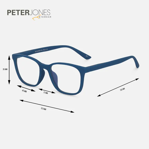 Peter_Jones_I_Dark_Blue_Color_I_Hip_Hop_Kids_Collection_I_Matte_Finished_I_Computer/Gaming_Glasses_I_For_Boys_and_Girls_I_Boys_and_Girls_I_Age_Group_6-12_(1003DBL)