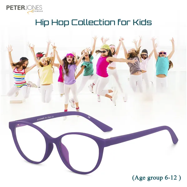 Peter_Jones_I_Hip_Hop_Kids_Collection_I_Matte_Finished_I_Computer/Gaming_Glasses_I_For_Girls_I_Age_Group_6-12_(1008PL)