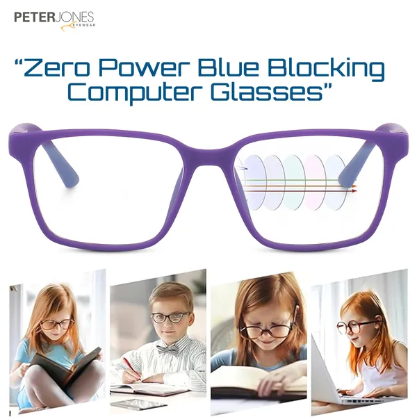 Peter_Jones_I_Purple_Color_I_Hip_Hop_Kids_Collection_I_Matte_Finished_I_Computer/Gaming_Glasses_I_For_Boys_and_Girls_I_Age_Group_6-12_(1001PL)