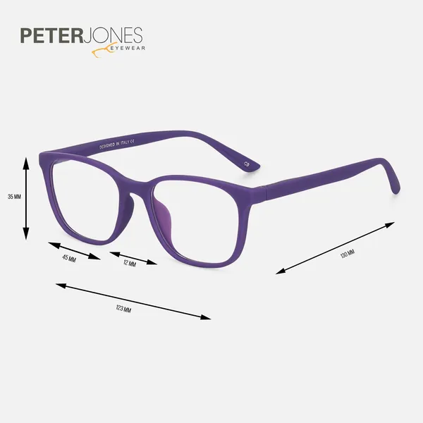 Peter_Jones_I_Purple_Color_I_Hip_Hop_Kids_Collection_I_Matte_Finished_I_Computer/Gaming_Glasses_I_For_Boys_and_Girls_I_Age_Group_6-12_(1002PL)