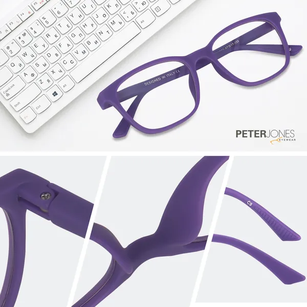 Peter_Jones_I_Purple_Color_I_Hip_Hop_Kids_Collection_I_Matte_Finished_I_Computer/Gaming_Glasses_I_For_Boys_and_Girls_I_Age_Group_6-12_(1002PL)