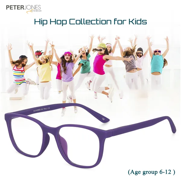 Peter_Jones_I_Purple_Color_I_Hip_Hop_Kids_Collection_I_Matte_Finished_I_Computer/Gaming_Glasses_I_For_Boys_and_Girls_I_Age_Group_6-12_(1002PL)