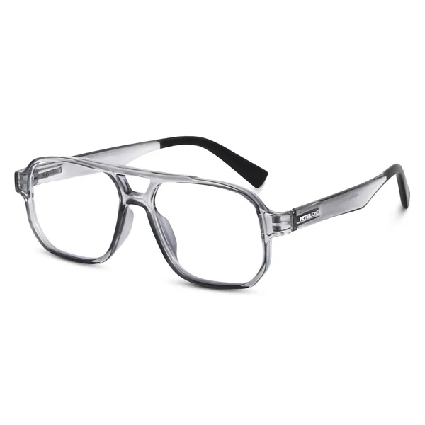Peter_Jones_I_Zero_Power_Blue_Cut_Computer/Gaming_Glasses_I_Grey_Color_I_Square_Shape_I_Gaming_Glasses_I_UV_Protected_&_Blocks_Harmful_Rays_I_Men_&_Women_I_Large_Size_AG740GT