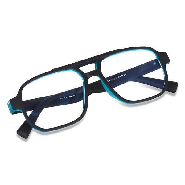 Peter_Jones_I_Zero_Power_Blue_Cut_Computer/Gaming_Glasses_I_Square_Shape_I_Gaming_Glasses_I_UV_Protected_&_Blocks_Harmful_Rays_I_Men_&_Women_I_Large_Size_AG740IBL