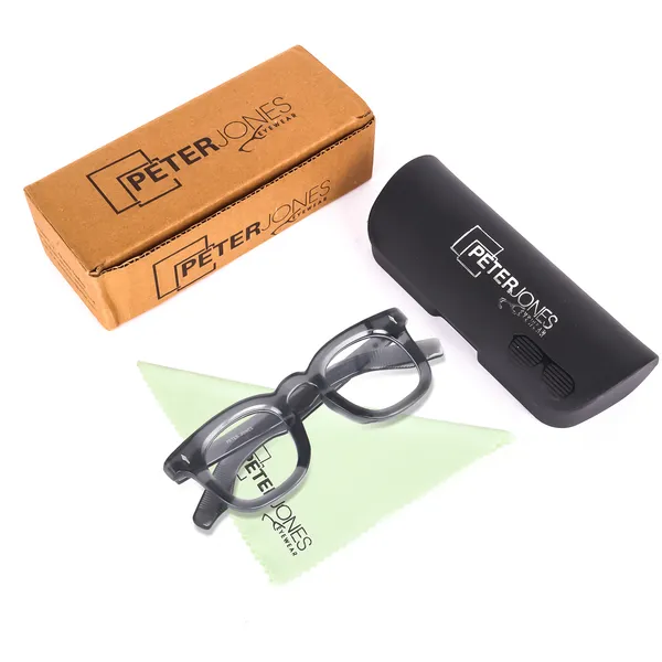 Peter_Jones_I_Zero_Power_Blue_Cut_Computer_Glasses_I_Gaming_Glasses_I_UV_Protected_&_Blocks_Harmful_Rays_I_Grey__Color_I_Men_&_Women_I_Medium/Large_Square_3819FGT