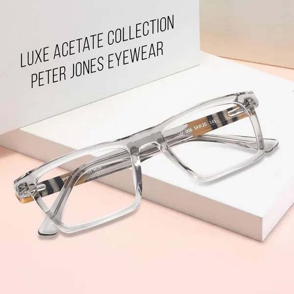 Peter_Jones_Luxe_I_Aqua_Grey_Color_I_Pure_Acetate_I_Medium_Size_I_Rectangular_Frame_I__Spectacle_Frame__for_Men_and_Women_(U006GT)