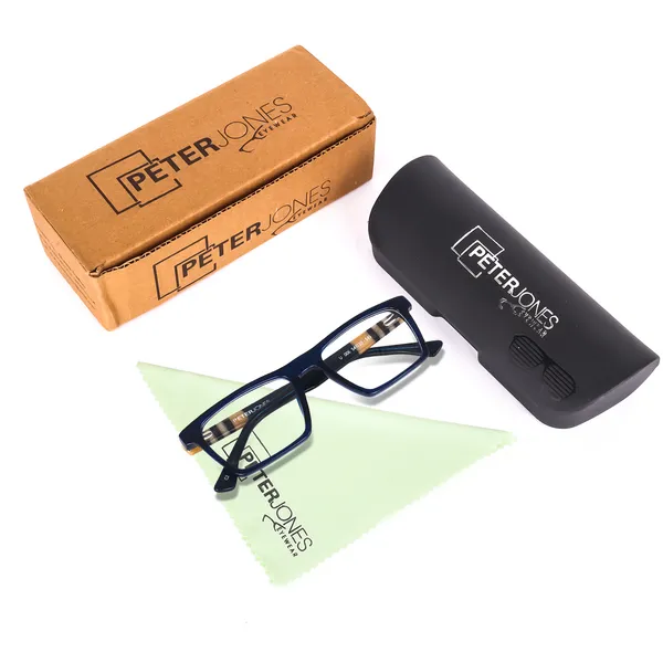 Peter_Jones_Luxe_I_Blue_Color_I_Pure_Acetate_I_Medium_Size_I_Rectangular_Frame_I__Spectacle_Frame__for_Men_and_Women_(U006BL)