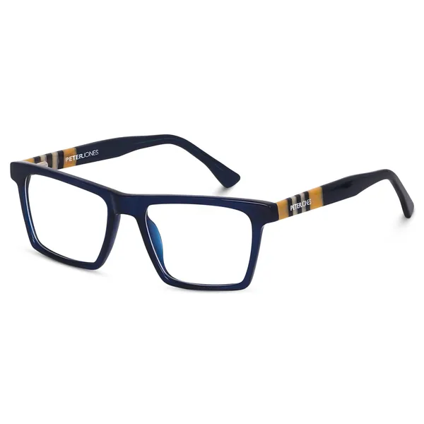 Peter_Jones_Luxe_I_Blue_Color_I_Pure_Acetate_I_Medium_Size_I_Rectangular_Frame_I__Spectacle_Frame__for_Men_and_Women_(U006BL)