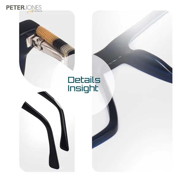 Peter_Jones_Luxe_I_Blue_Color_I_Pure_Acetate_I_Medium_Size_I_Rectangular_Frame_I__Spectacle_Frame__for_Men_and_Women_(U006BL)