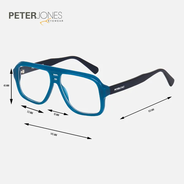 Peter_Jones_Luxe_I_Blue_Color_I_Pure_Acetate_I__Large_Size_I_Unisex_I__Aviator_Frame_I__Spectacle_Frame_(U005BL)