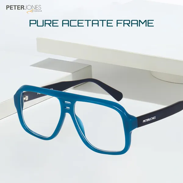 Peter_Jones_Luxe_I_Blue_Color_I_Pure_Acetate_I__Large_Size_I_Unisex_I__Aviator_Frame_I__Spectacle_Frame_(U005BL)