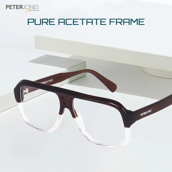 Peter_Jones_Luxe_I_Brown_Color_I_Pure_Acetate_I__Large_Size_I_Unisex_I__Aviator_Frame_I__Spectacle_Frame_(U005BR)