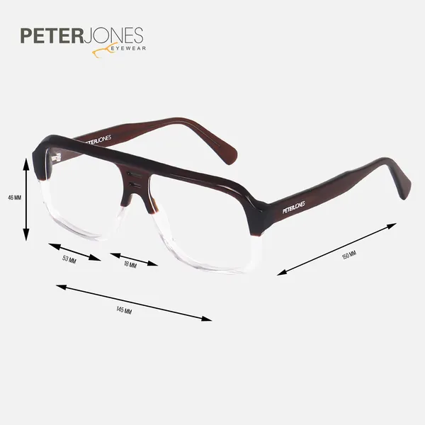 Peter_Jones_Luxe_I_Brown_Color_I_Pure_Acetate_I__Large_Size_I_Unisex_I__Aviator_Frame_I__Spectacle_Frame_(U005BR)