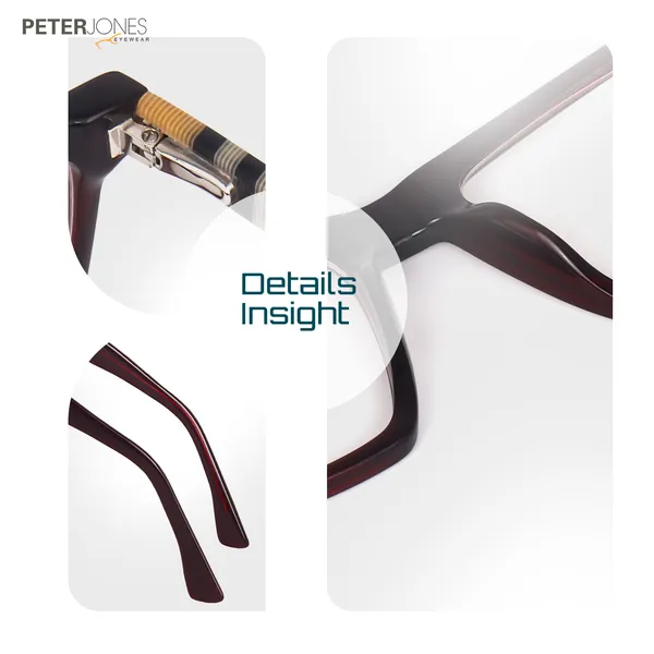 Peter_Jones_Luxe_I_Cherry_Red_Color_I_Pure_Acetate_I_Medium_Size_I_Rectangular_Frame_I__Spectacle_Frame__for_Men_and_Women_(U006RD)