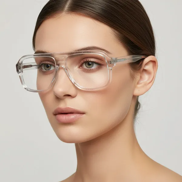 Peter_Jones_Luxe_I_Clear_Transparent_Color_I_Pure_Acetate_I__Large_Size_I_Unisex_I__Aviator_Frame_I__Spectacle_Frame_(U005T)