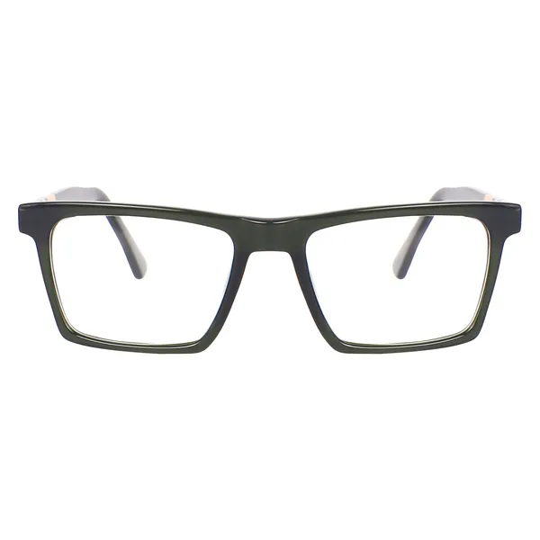 Peter_Jones_Luxe_I_Deep_Green_Color_I_Pure_Acetate_I_Medium_Size_I_Rectangular_Frame_I__Spectacle_Frame__for_Men_and_Women_(U006GR)