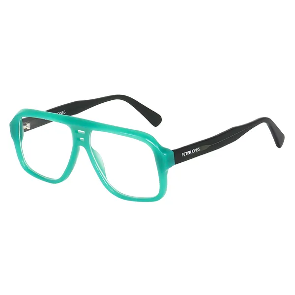 Peter_Jones_Luxe_I_Green_Color_I_Pure_Acetate_I__Large_Size_I_Unisex_I__Aviator_Frame_I__Spectacle_Frame_(U005GR)