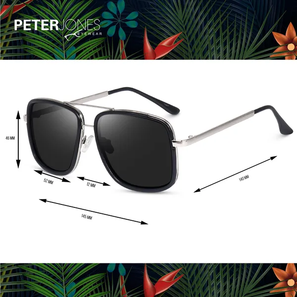 Peter_Jones_Starc_I_Rim_Square_Square_I_Unisex_UV_Protected_I_Men_&_Women_I_Large_I_NT001B
