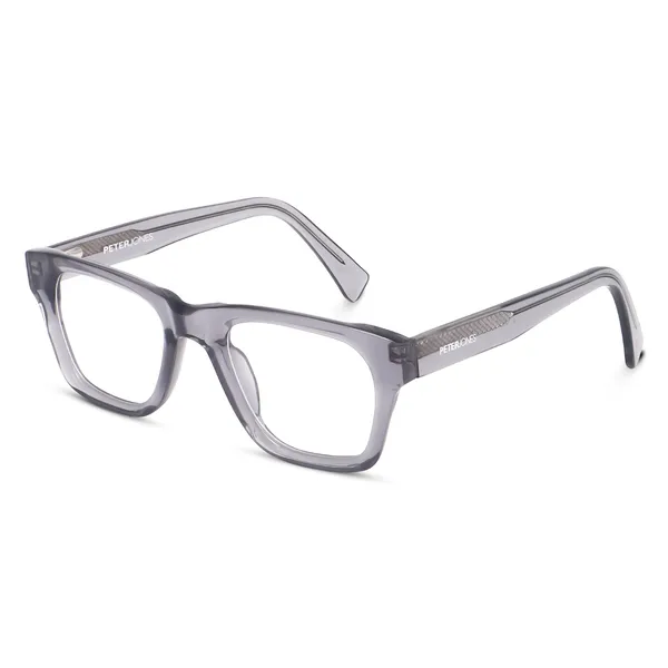 Peter_Jones_Unisex_Aqua_Grey__Pure_Acetate_Medium_Size_Square_Frame_