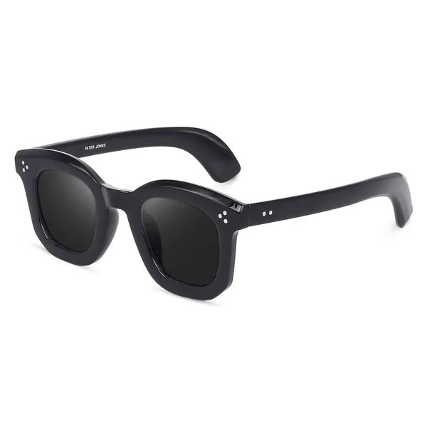 Peter_Jones_Unisex_Black_Color_I_Full_Rim_I_Square_Shape_I_Large_Size_I_UV/UB_Protection_I_Sunglasses