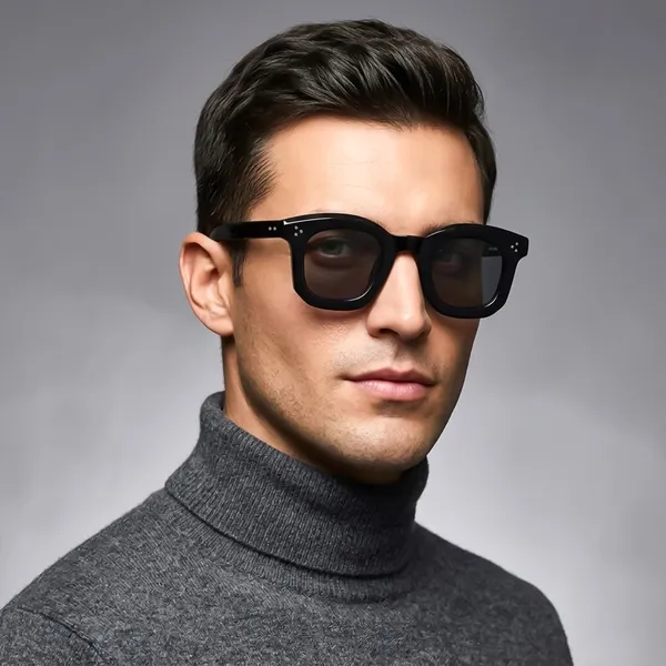 Peter_Jones_Unisex_Black_Color_I_Full_Rim_I_Square_Shape_I_Large_Size_I_UV/UB_Protection_I_Sunglasses
