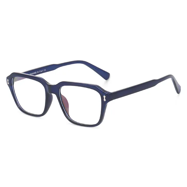 Peter_Jones_Unisex_Blue_Lenses_Large_Size_Square_Frame_AntGlare_Lenses_Optical_Frame_(AG222BL)