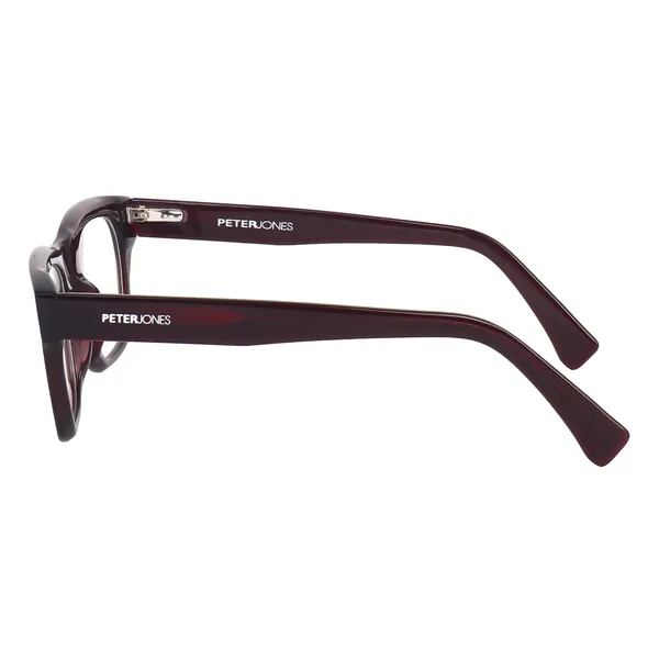 Peter_Jones_Unisex_Cherry_Red_Color__Pure_Acetate_Medium_Size_Square_Frame_