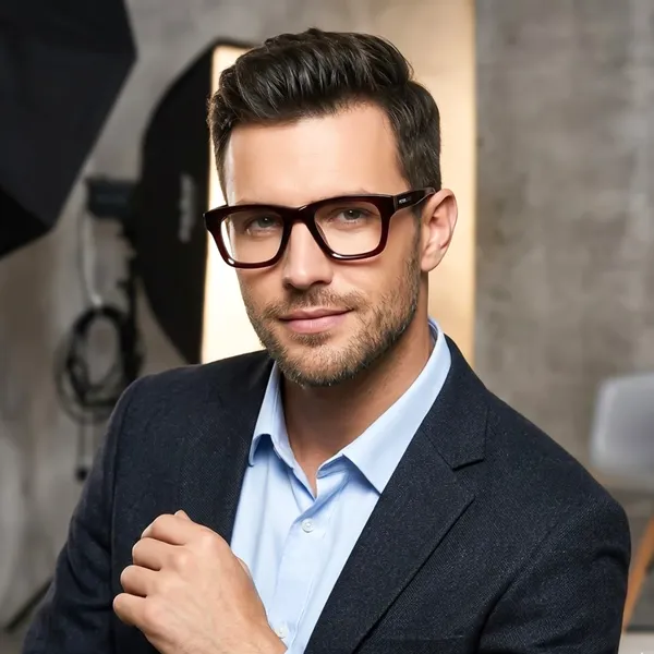 Peter_Jones_Unisex_Cherry_Red_Color__Pure_Acetate_Medium_Size_Square_Frame_