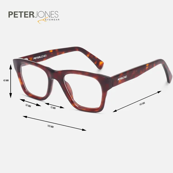 Peter_Jones_Unisex_Demi_Brown_Color__Pure_Acetate_Medium_Size_Square_Frame_