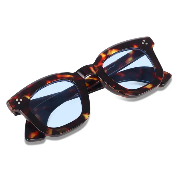 Peter_Jones_Unisex_Demi_Brown_I_Full_Rim_I_Square_Shape_I_Large_Size_I_UV/UB_Protection_I_Sunglasses