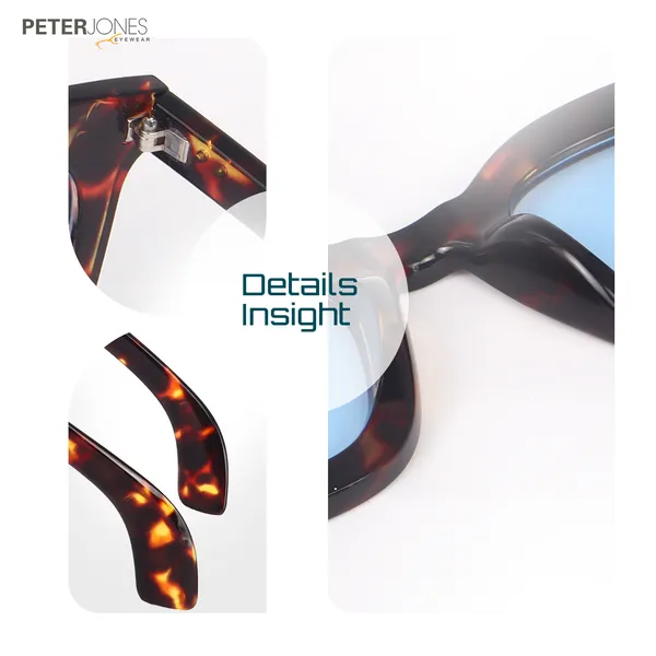 Peter_Jones_Unisex_Demi_Brown_I_Full_Rim_I_Square_Shape_I_Large_Size_I_UV/UB_Protection_I_Sunglasses