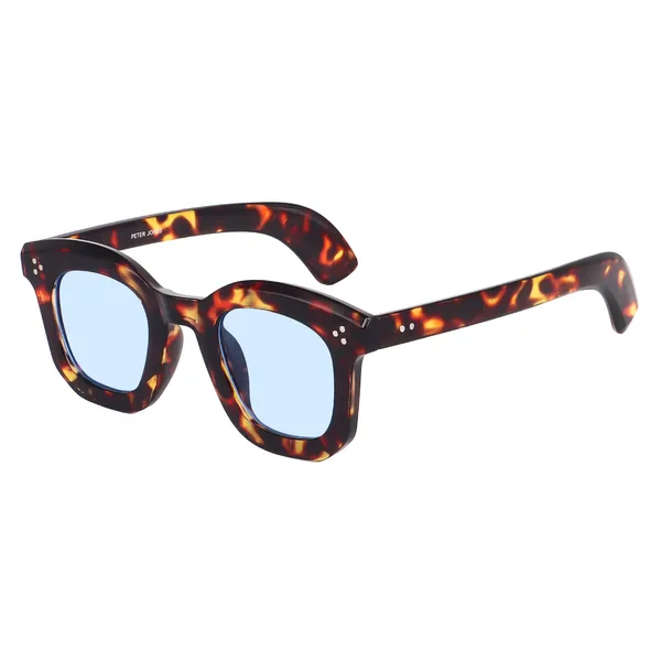 Peter_Jones_Unisex_Demi_Brown_I_Full_Rim_I_Square_Shape_I_Large_Size_I_UV/UB_Protection_I_Sunglasses