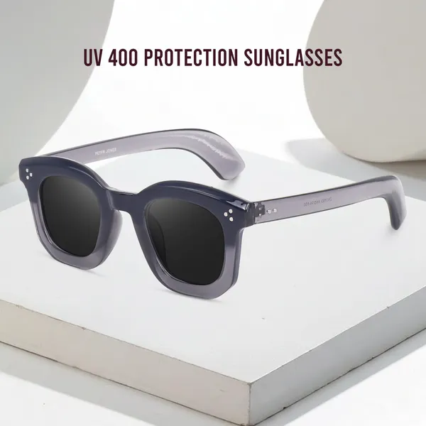 Peter_Jones_Unisex_Grey_Color_I_Full_Rim_I_Square_Shape_I_Large_Size_I_UV/UB_Protection_I_Sunglasses