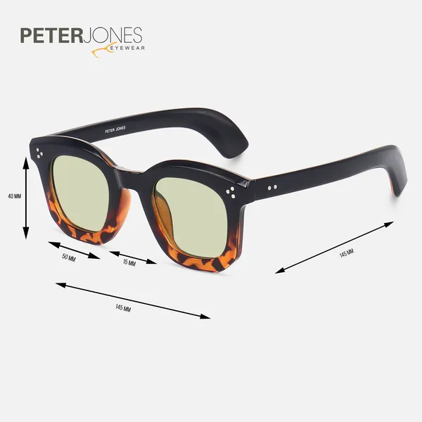 Peter_Jones_Unisex_Multicolor_I_Full_Rim_I_Square_Shape_I_Large_Size_I_UV/UB_Protection_I_Sunglasses