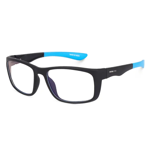 Peter_Jones_Unisex_Zero_Power_Blue_Cut__Black_Color_Computer/Gaming_Glasses/Cycling/Sports_UV_Protected