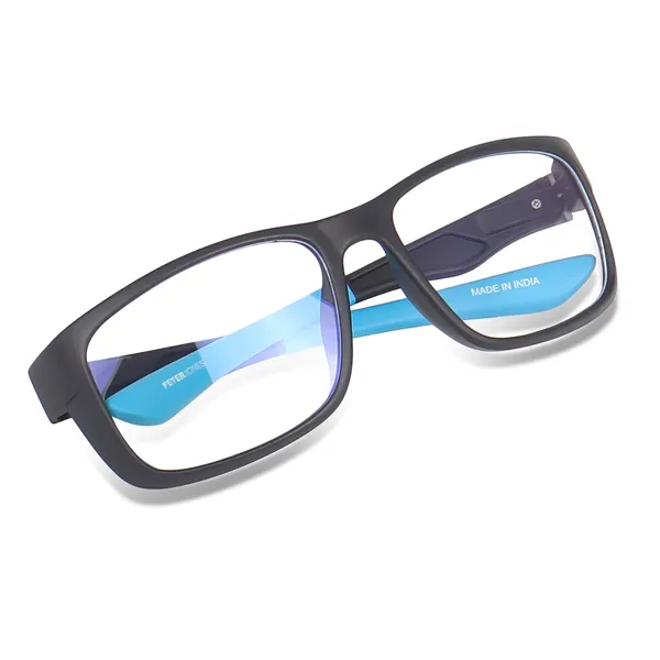 Peter_Jones_Unisex_Zero_Power_Blue_Cut__Black_Color_Computer/Gaming_Glasses/Cycling/Sports_UV_Protected