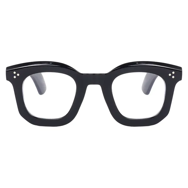 Peter_Jones_Unisex_Zero_Power_Blue_Cut__Black_Color_Computer/Gaming_Glasses_Square_Frame_UV_Protected