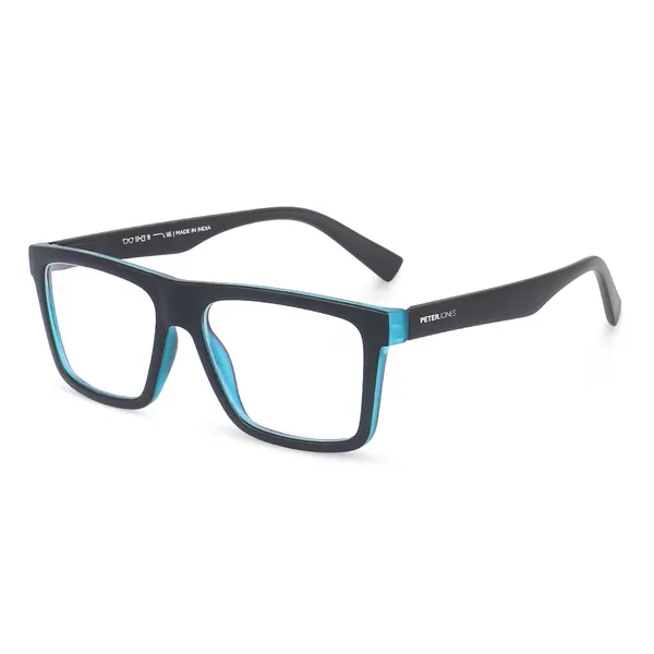 Peter_Jones_Unisex_Zero_Power_Blue_Cut__Black_Color_Computer/Gaming_Glasses_Square_Frame_UV_Protected
